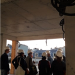 Visite d’un chantier en béton de chanvre pour les membres du Grand Paris Circulaire